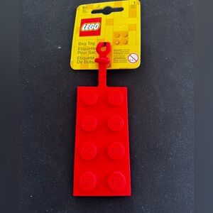 LEGO Red Building Block Bag Tag